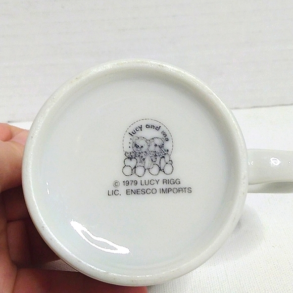 VINTAGE 1979 Rigglets Enesco Lucy & Me Bears Mug - Picture 5 of 5